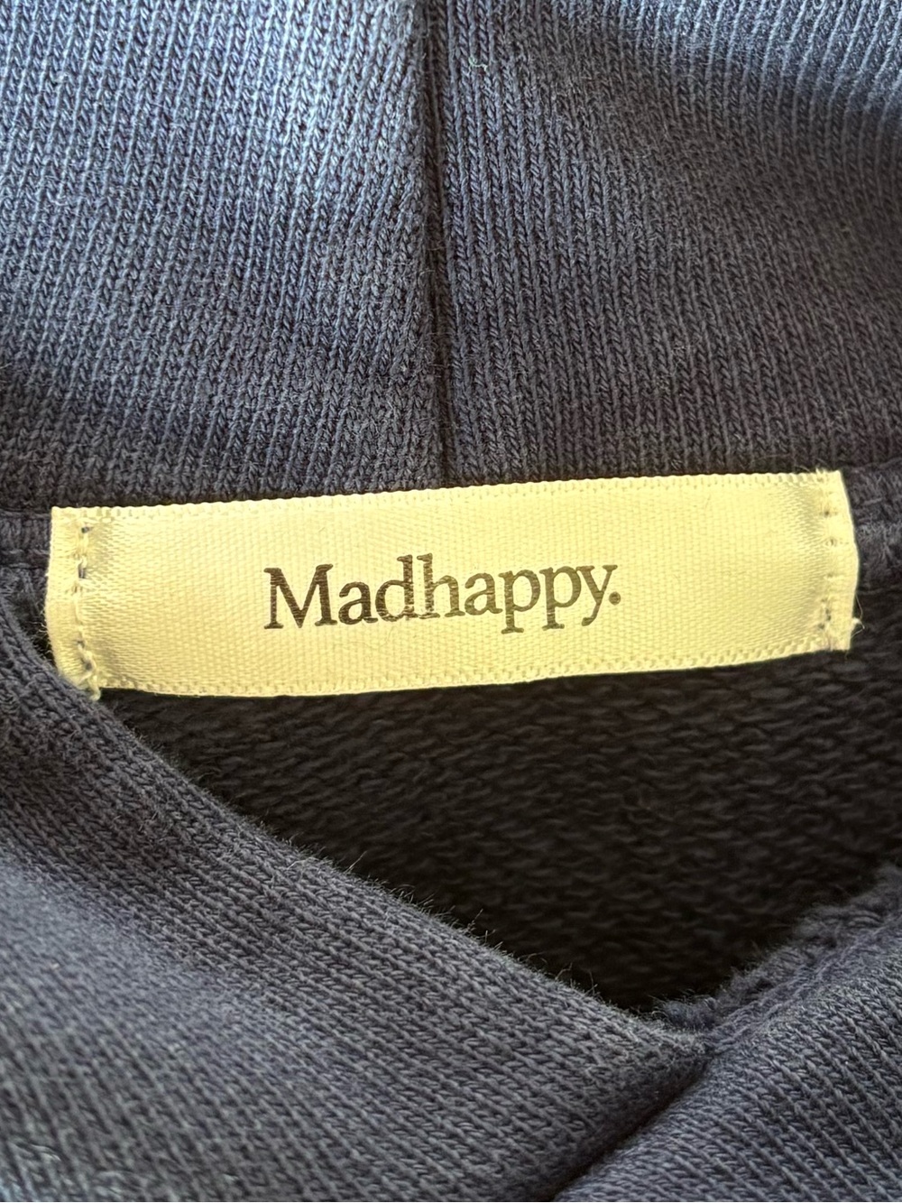 Madhappy Touch of Love Navy Blue Rare Hooded Sweatshirt - Picture 6 of 11